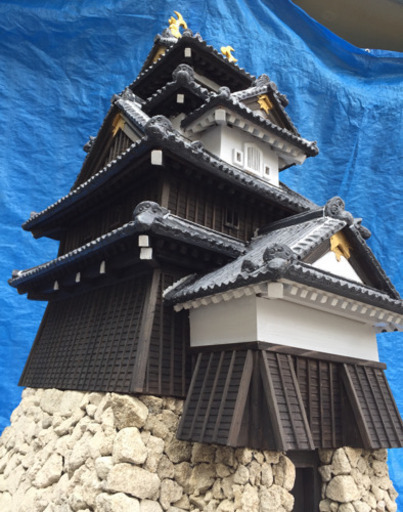 手作りの城