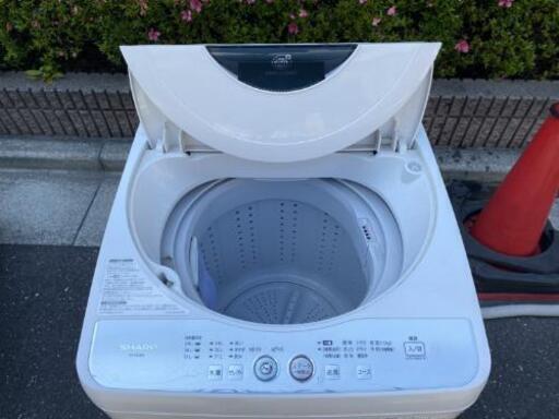 SHARP全自動洗濯機.Haier冷凍冷蔵庫お譲りします