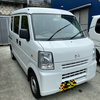 マツダ　スクラムバン　オートマ　エブリィ　軽バン　ナビ　車検付き　