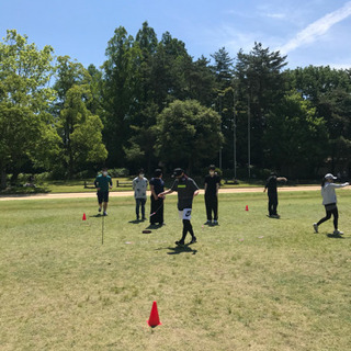 外で体を動かそう🏐
