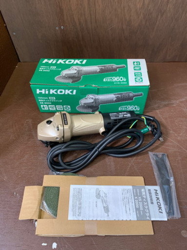 94☆ 新品！　未使用品！　HiKOKi  ディスクグラインダー　960W 100㎜