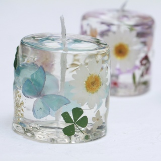 お花が透ける＊花露キャンドルワークショップの画像