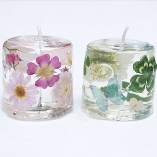 お花が透ける＊花露キャンドルワークショップの画像