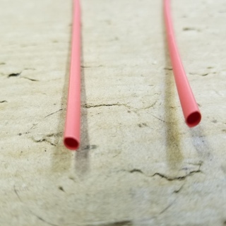 熱収縮チューブ 赤 ☆内径2.5センチ☆長さ1mの画像