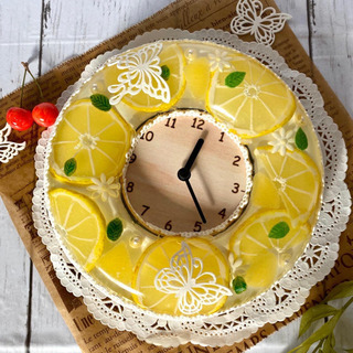 ⭐️爽やかLemonゼリーケーキ時計⭐️