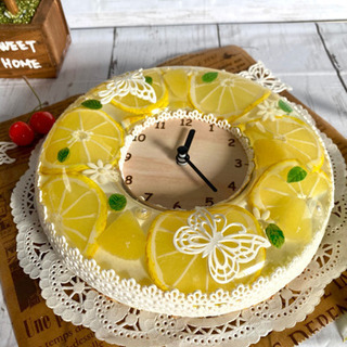 ⭐️爽やかLemonゼリーケーキ時計⭐️の画像
