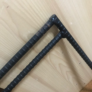 キャンプやインテリアに　アイアンラックの画像