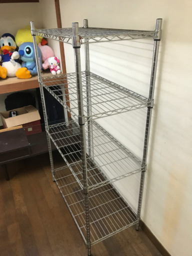 スチールラック4段^ - ^大きいです★お取引き中です！！