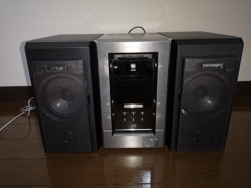 スタイリッシュなコンパクトＣＤ／ＭＤコンポ　Victor ビクター　JVC　NX-MD1-Ｂ