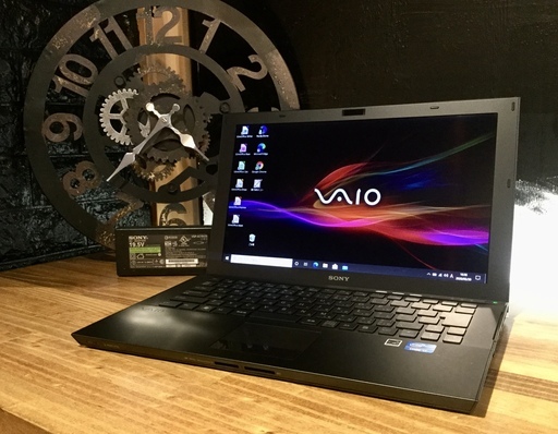 売約済み。ご覧頂きありがとうございました。【一宮で!! Windows10搭載機！人気のSONY VAIO 軽量 薄型 爆速！！RAID 0  クアッドコア corei7-QM モバイルPC　メモリ8GB/SSD128GBx２ 256GB搭載　Intel】一宮市のパソコンさぽーとMr.Carnival（ミスカニ）です！PC修理・販売、iPhone&iPad修理店【クレカ&PayPay&メルペイ使えます！】受け渡しは店舗にて(^^)/【ソニー バイオ ノートパソコン】