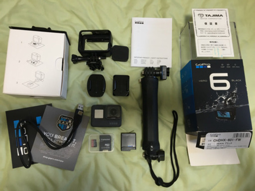 【超美品】go pro hero 6 black 純正フルセット＋アクセサリー まとめ売り
