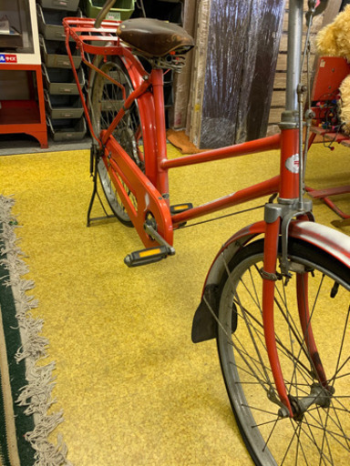 昭和レトロ 郵便自転車 ロッドブレーキ 観賞用