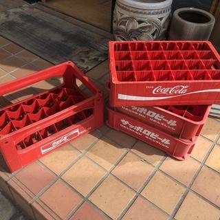 コカ・コーラ瓶ケース/サッポロビールケース中古