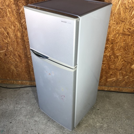 シャープ 2ドア冷蔵庫 2012年 118L