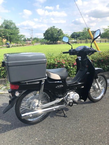 ブラックボディ！カブ50cc PRO ガソリン満タンにて♪