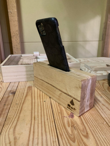 スマホウッドスピーカー