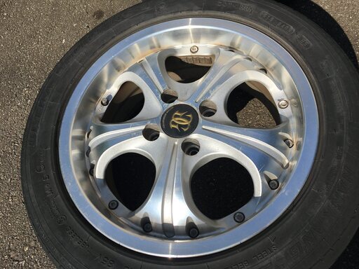 arrow enterprise 15×6.5JJ PCD100 Offset+40 タイヤNankang195/55R15 4本セット