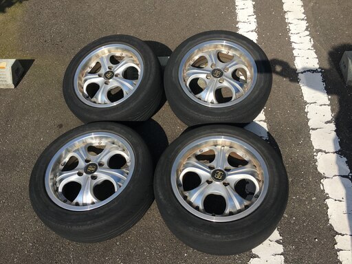 arrow enterprise 15×6.5JJ PCD100 Offset+40 タイヤNankang195/55R15 4本セット