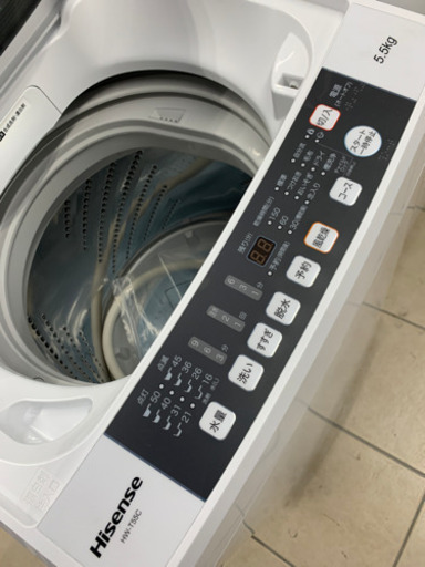 (交渉中)ハイセンス HW-T55C 5.5kg 洗濯機 2018年製