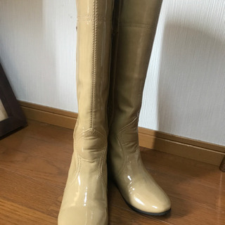 ESPERANZA レインブーツ ベージュ