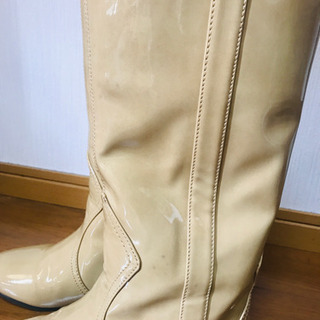 ESPERANZA レインブーツ ベージュの画像