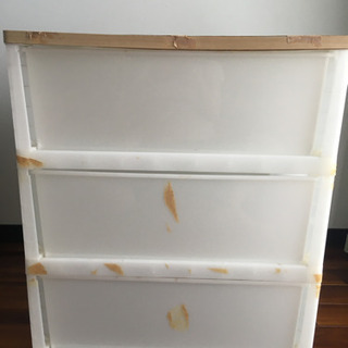 【訳あり】3段チェストの画像