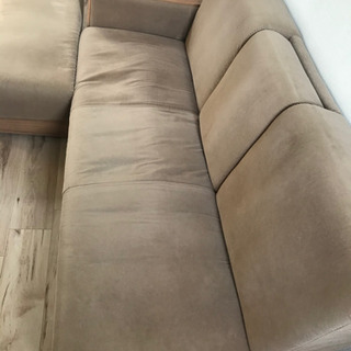 3人掛けソファ　背もたれなし２人掛けセットの画像