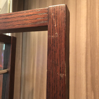 デザイナー ハンガーラック  ウォールナット イタリア輸入の画像