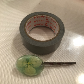四つ葉風ヘアピン【ハンドメイド】の画像
