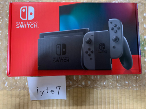 新品.新モデル:ニンテンドースイッチ(グレー)