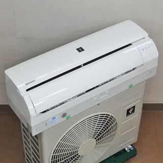 🌸新同‼️SHARP20年製,冷房9帖クラス,標準取付工事付き,本体保証1年付き[商品番号:209]の画像