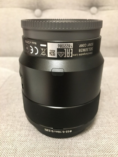 SONY FE 50mm F2.8 Macro 中古 美品　SEL50M28