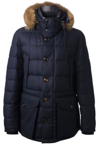 (モンクレール) MONCLER ファー付きダウンジャケット/RETHEL