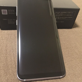 美品 Galaxy S8 Orchid Gray SCV36 S...