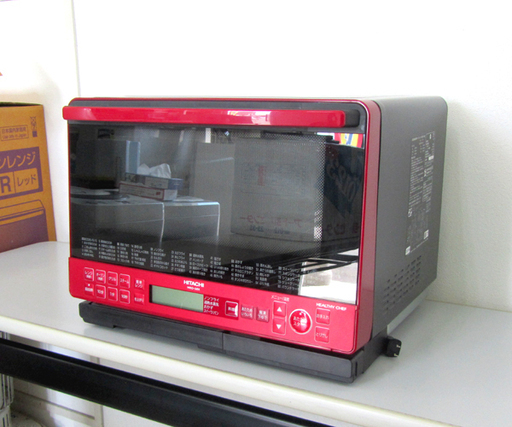 美品 ヘルシーシェフ オーブンレンジ 2020年製 日立過熱水蒸気オーブンレンジ MRO-S8X R 日立 HITACHI ☆PayP