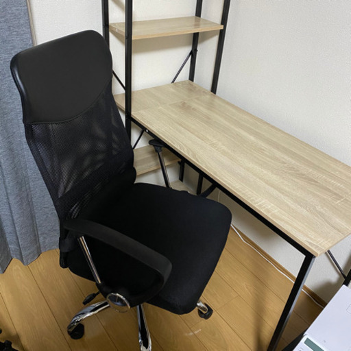 ほぼ新品！パソコンデスク&オフィスチェアセット！
