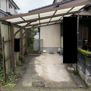 鹿児島市　アルミカーポート　解体して持っていってくれる方限定の画像