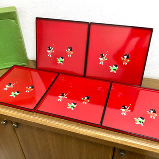 漆器5枚セットの画像