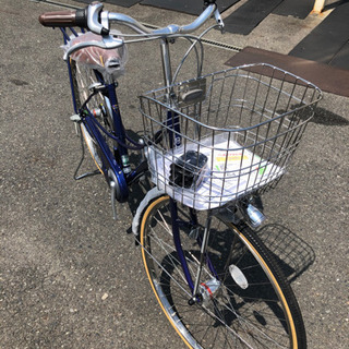 ミヤタ　シェリー　ベルト　27インチ 新車　青色の画像