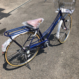 ミヤタ　シェリー　ベルト　27インチ 新車　青色の画像