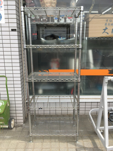 【成約御礼】メタルラック[UNI SELF]収納棚/棚高さ調整[中古品]¥2,200