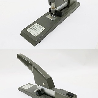 プラス　大型ホッチキス　PLUS-3UE　動作OK　サイズ：Ｗ6.5×Ｄ28×Ｈ16.5cm　使用針：No.3,3U-8M,3U-10M　オフィス用品　文房具の画像