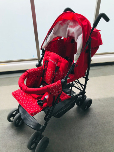 kinder wagon HOキンダーワゴン ホップ 2人乗りベビーカー 日本育児