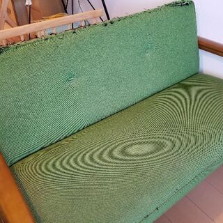 カリモク60 Kチェア 希少 廃盤品 タープグリーン