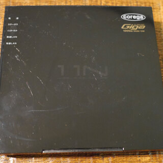 コレガ 11n対応無線LANルータ 有線ギガビット 動作確認済,付属品全有の画像