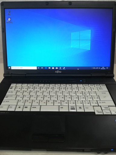 ノートパソコン(E) 富士通 LIFEBOOK A572/E CPU:core i3 メモリ:4GB HDD:250GB OS:Windows10Pro(64bit) 15.6型 無線LAN有(Wi-Fi対応)