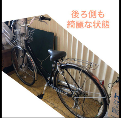 ママチャリ 自転車 ブリジストン 27インチ 黒色 仕上がりました