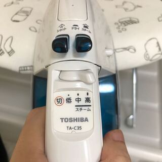 TOSHIBA水蒸気アイロン、2015年製、TA-C35の画像