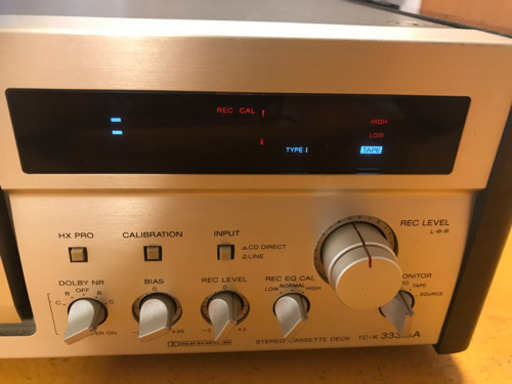 SONY カセットデッキ　TC-K333ESA 訳有り品