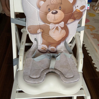 こども食事用椅子、丸洗い可能、折りたたみ、持ち運び可能、キッズ用、キャリーバッグ付き　イタリア製の画像